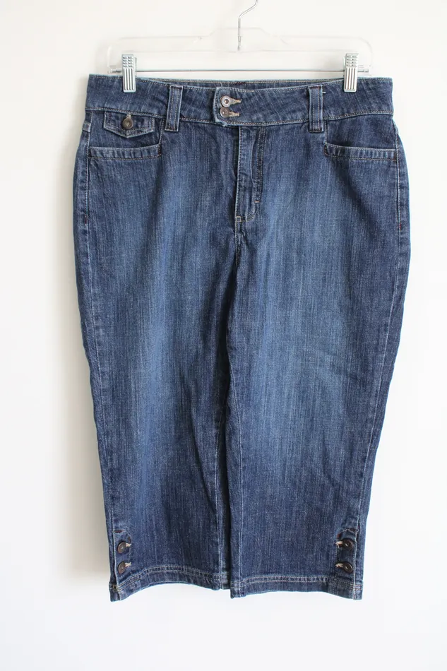 Lee Denim Capris 12 Lee Earrings