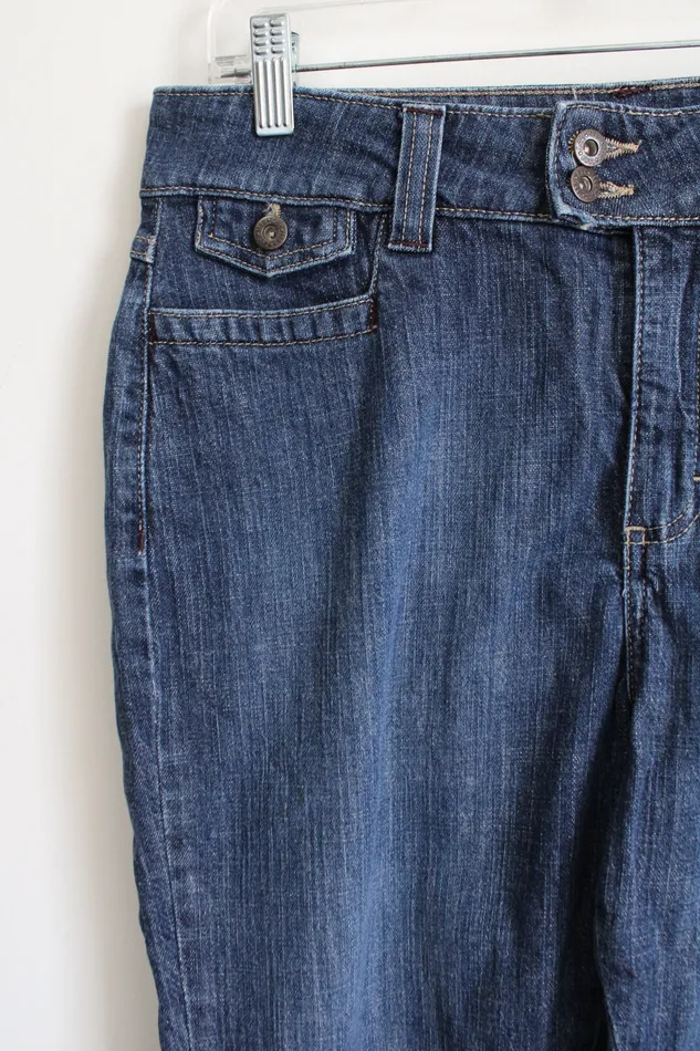 Lee Denim Capris 12 Lee Earrings