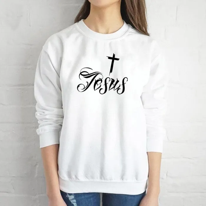 Lords Guidance Earrings Christian Sweatshirt br Jesus