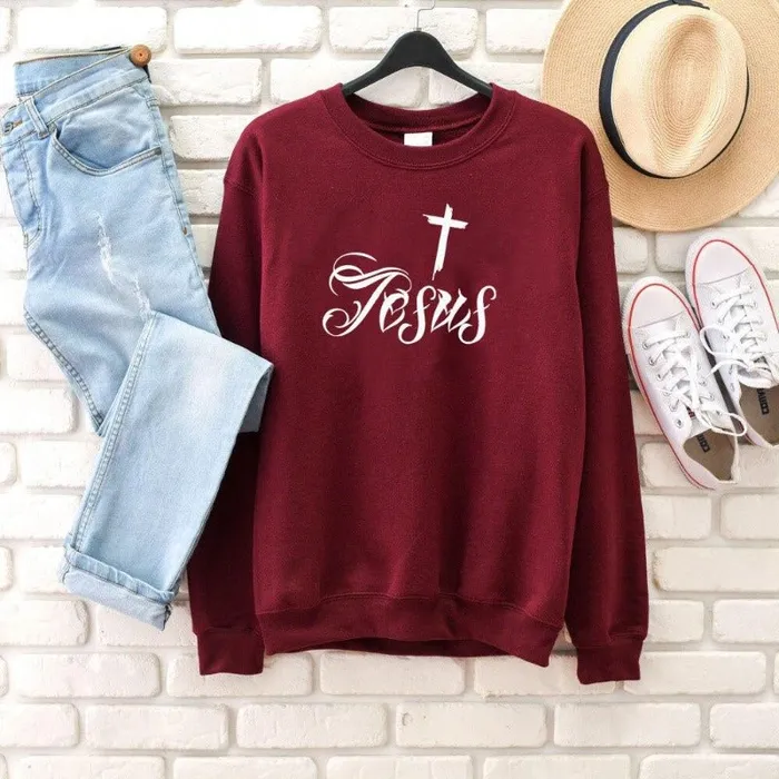 Lords Guidance Earrings Christian Sweatshirt br Jesus