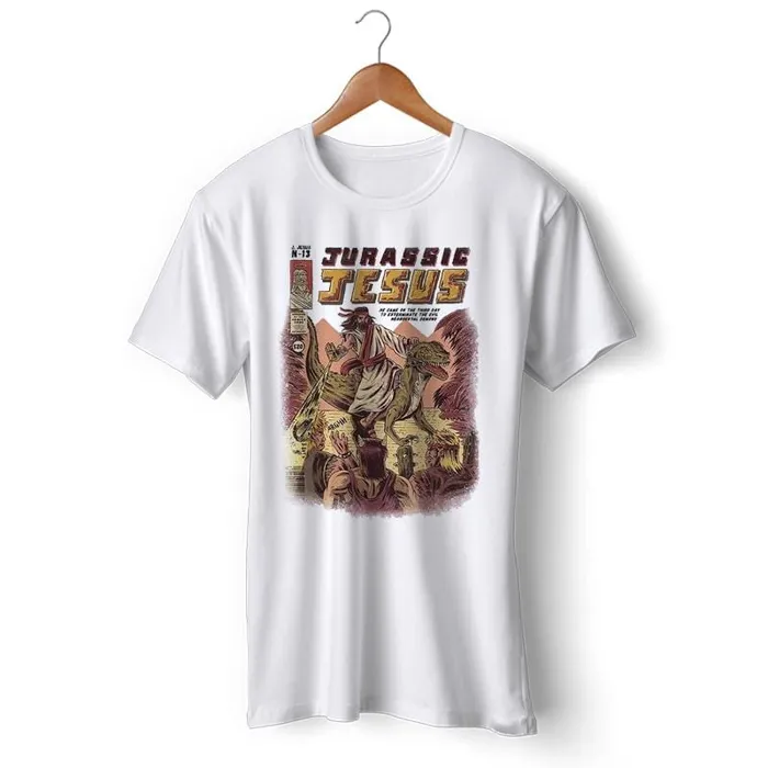 Lords Guidance Earrings Christian TShirt br Jurassic Jesus Shirt
