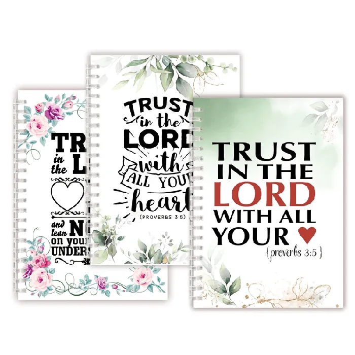 Lords Guidance Earrings Proverbs 356 Christian A5 Notebook