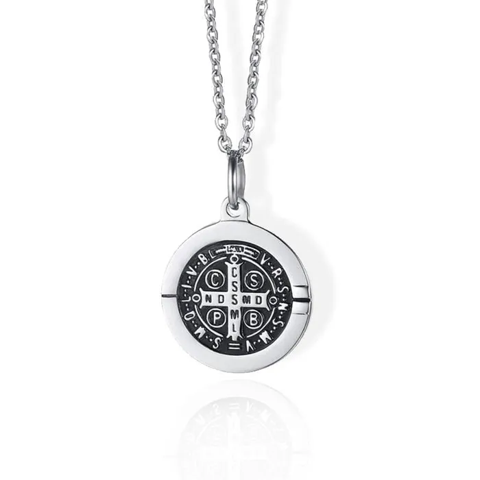 Lords Guidance Necklaces Womens Christian Necklace br St Benedict Medal