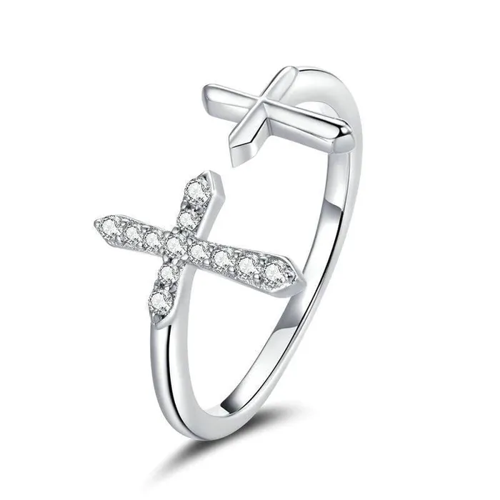 Lords Guidance Rings Christian Ring br Duo Ring Silver