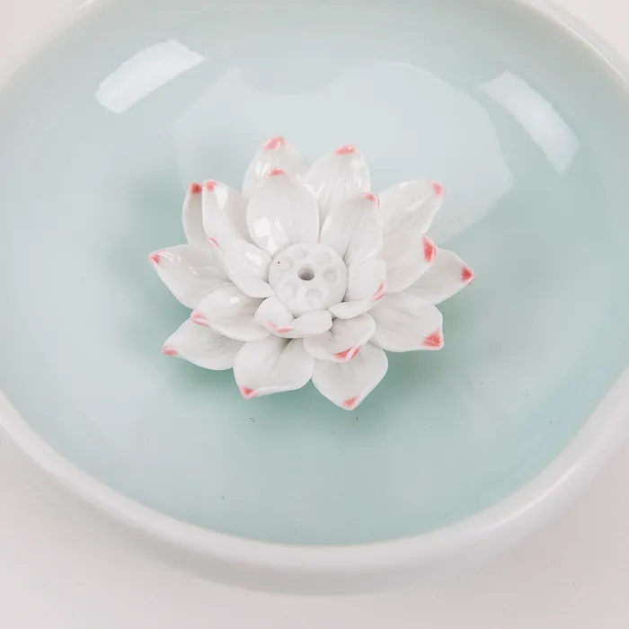 Lotus Flower Incense Burner Eastern Elm Earrings