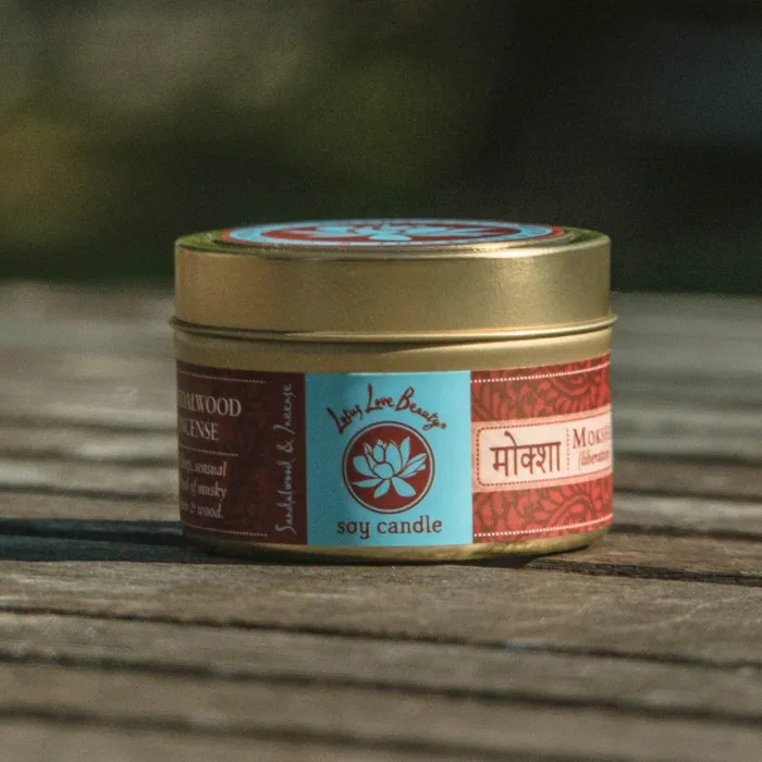 Lotus Love Beauty Earrings Lotus Love Tin Travel Candle