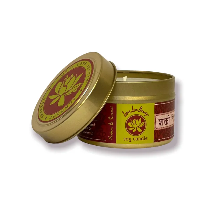 Lotus Love Beauty Earrings Lotus Love Tin Travel Candle