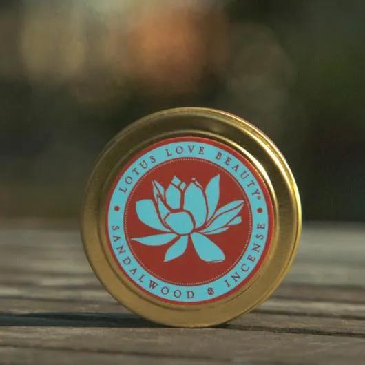 Lotus Love Beauty Earrings Lotus Love Tin Travel Candle