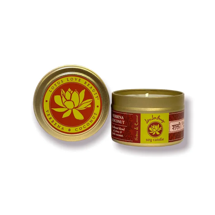Lotus Love Beauty Earrings Lotus Love Tin Travel Candle