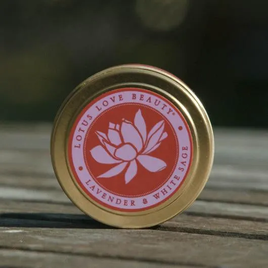 Lotus Love Beauty Earrings Lotus Love Tin Travel Candle