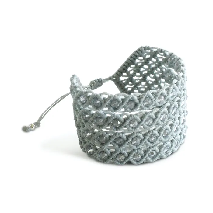 Macrala Filare Macrame Cuff Bracelet Bracelets
