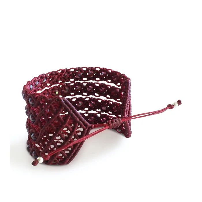 Macrala Filare Macrame Cuff Bracelet Bracelets