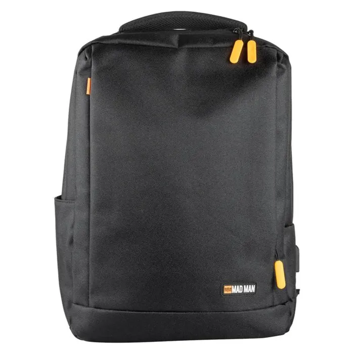 Mad Man Boulevard Backpack Black BRAYDENMADMEN Rings