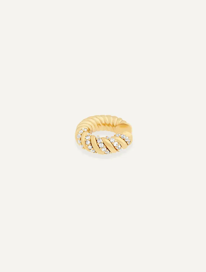 Maison Dore Earrings SPARKLY TWIST CUFF