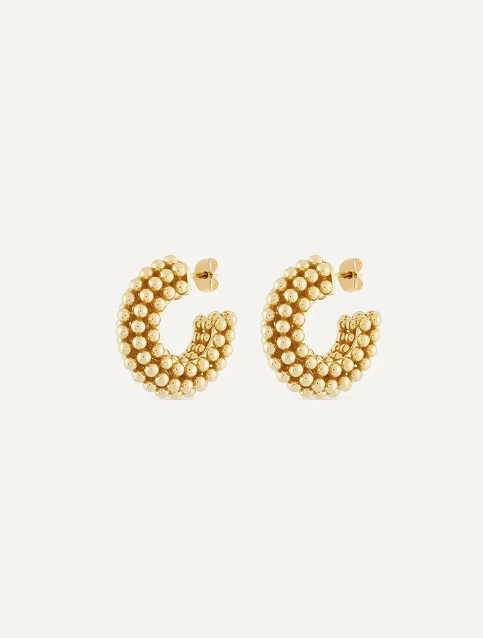 Maison Dore Jewelry Earrings MIMOSA HOOPS