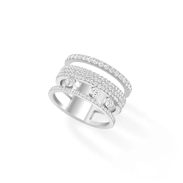 Messika Rings Messika Move Romane Large Pav Diamond Ring