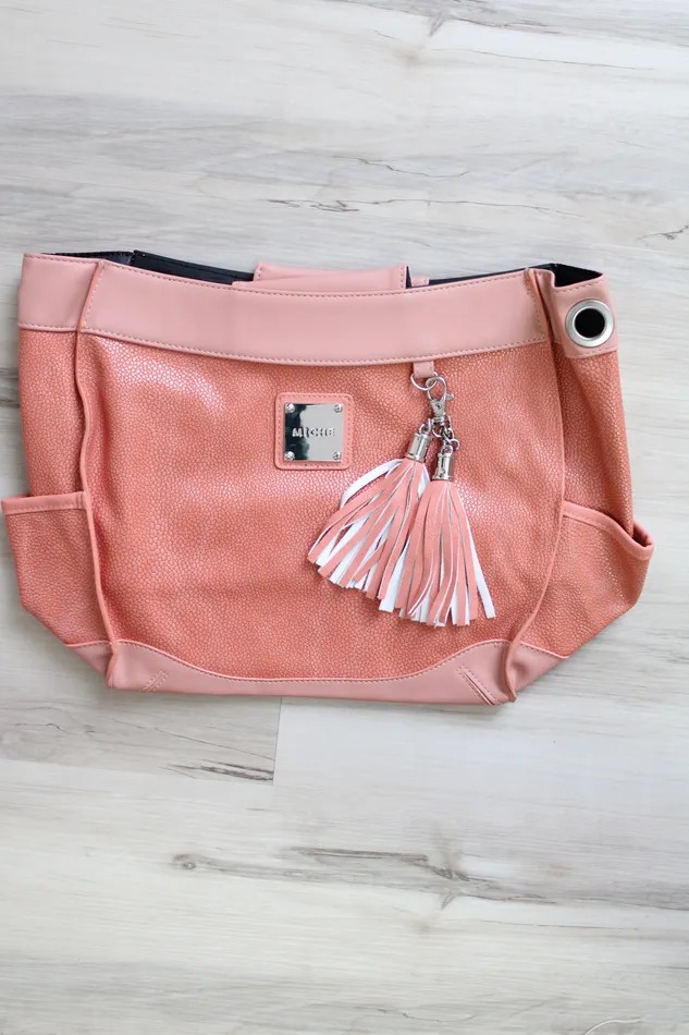 Miche Blanche Coral Pink Demi Shell Miche Earrings