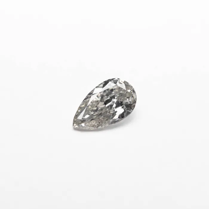 Misfit Diamonds Earrings 025ct 571x336x194mm Fancy Grey Pear Brilliant 1992353