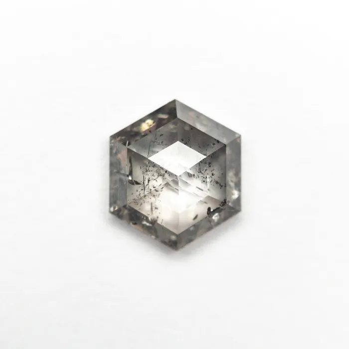 Misfit Diamonds Earrings 131ct 806x701x279mm Hexagon Rosecut 2545009