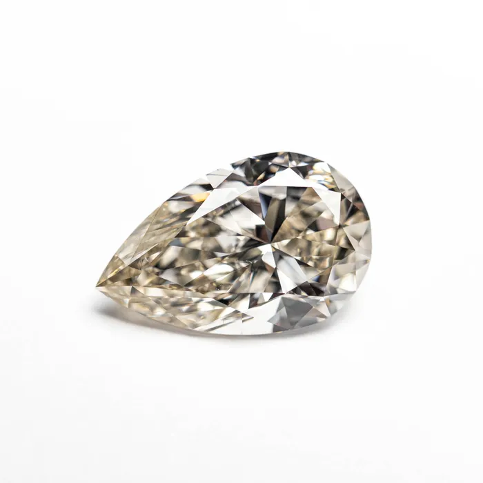 Misfit Diamonds Earrings Champagne Brilliant Diamond 150ct Pear