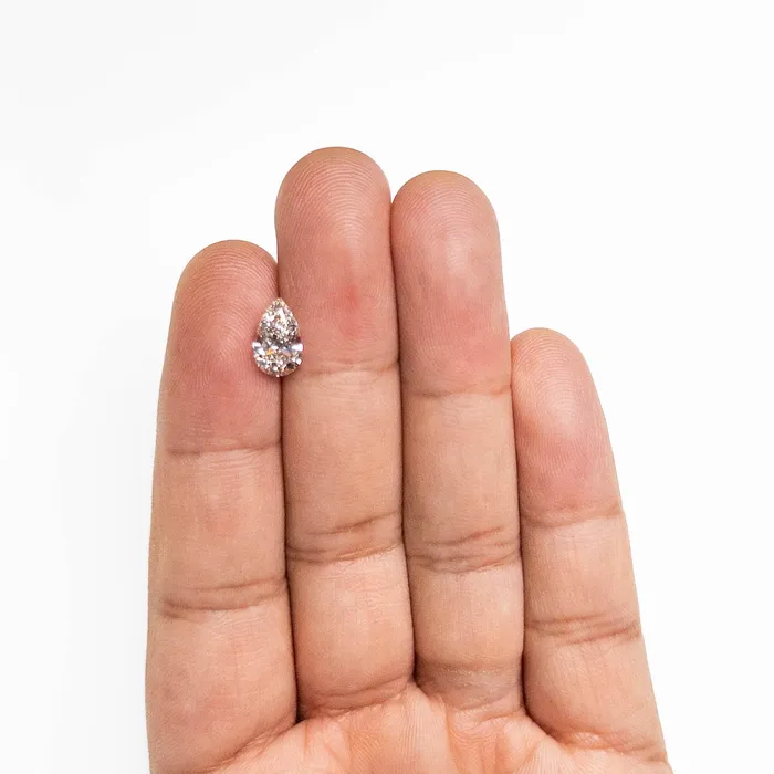 Misfit Diamonds Earrings Champagne Brilliant Diamond 150ct Pear