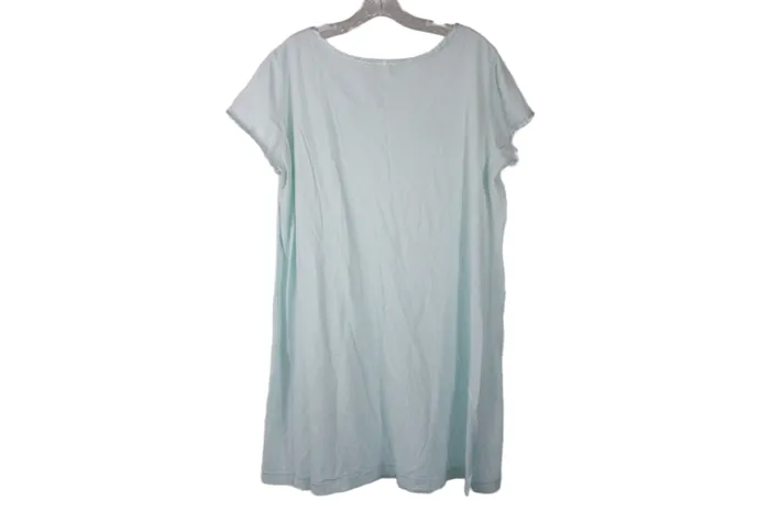 Miss Elaine Light Blue Nightgown L Miss Elaine Necklaces