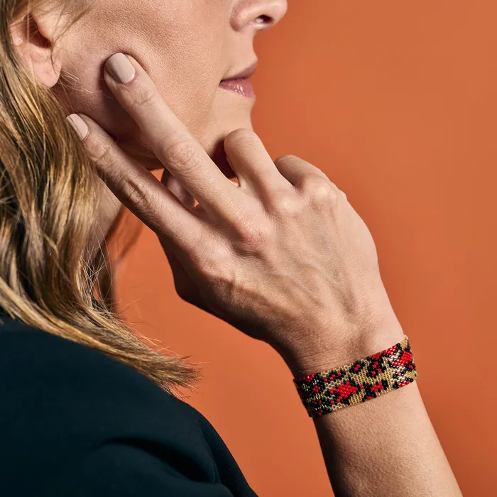 Miyuki Animal Print Bracelet Adriana Aristizabal Bracelets