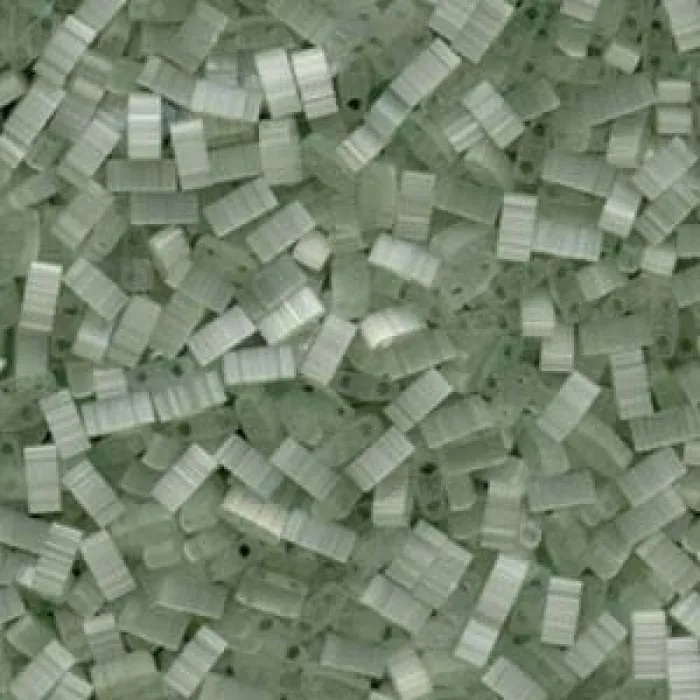 Miyuki Half Tila Beads HTL2560 Silk Pale Light Green Peppy Beads Necklaces