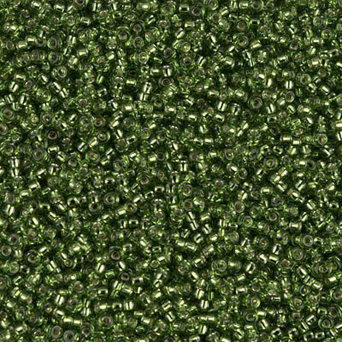 Miyuki Seed Beads 150 0026 Silver Lined Olive 10 Gr Peppy Beads Rings