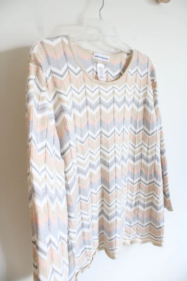 Necklaces Alfred Dunner Alfred Dunner Gray Tan Light Pink Shimmer Chevron Top 2X Necklaces Alfred Dunner Alfred Dunner Gray Tan Light Pink Shimmer Chevron Top 2X