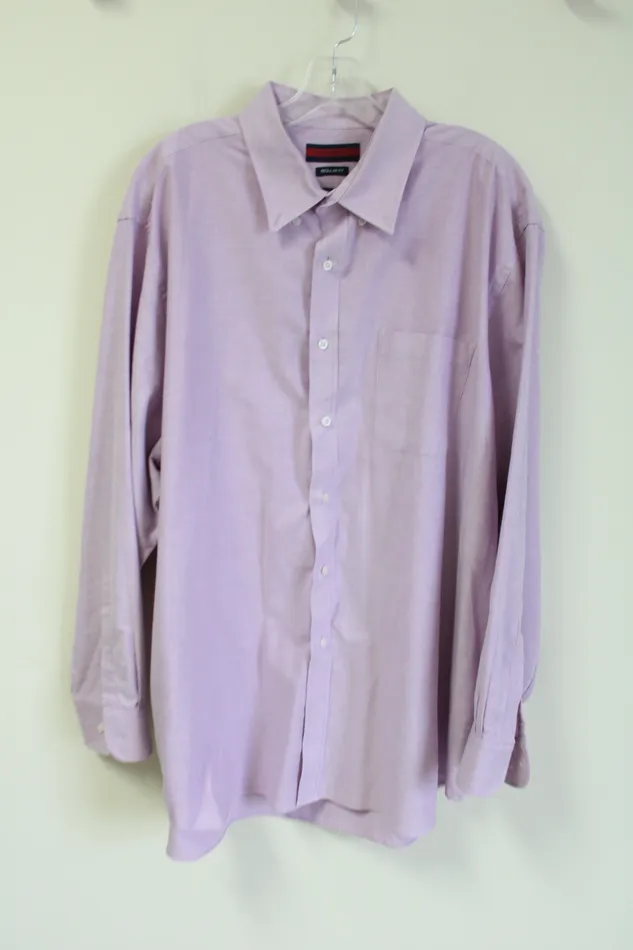Necklaces Architect Regular Fit Light Purple Button Down Shirt 2XL Architect