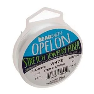 Necklaces Best Stretch Cord for Bead Bracelets Opelon 07mm White5M Peppy Beads Necklaces Best Stretch Cord for Bead Bracelets Opelon 07mm White5M Peppy Beads