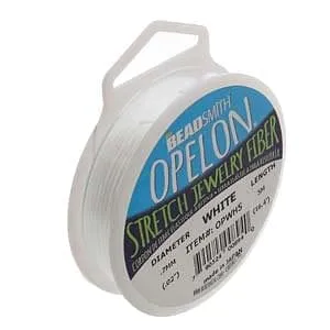 Necklaces Best Stretch Cord for Bead Bracelets Opelon 07mm White5M Peppy Beads Necklaces Best Stretch Cord for Bead Bracelets Opelon 07mm White5M Peppy Beads