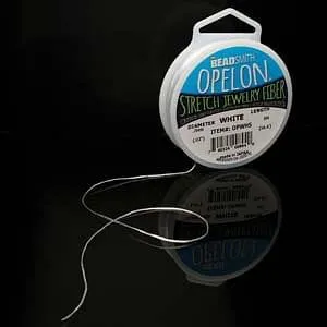 Necklaces Best Stretch Cord for Bead Bracelets Opelon 07mm White5M Peppy Beads Necklaces Best Stretch Cord for Bead Bracelets Opelon 07mm White5M Peppy Beads