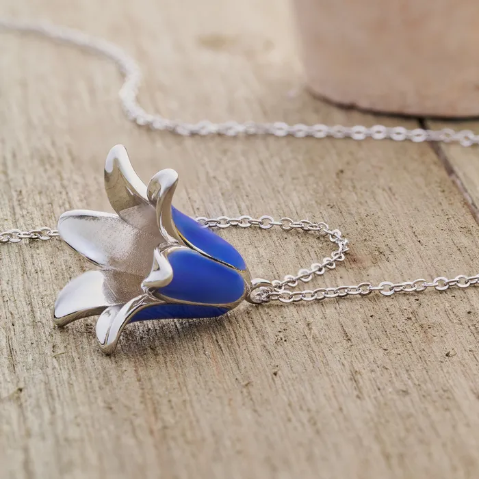 Necklaces Chadds Ford Jewelry Bluebell Flower Necklace