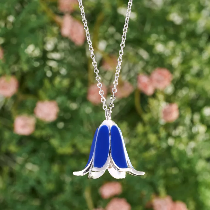 Necklaces Chadds Ford Jewelry Bluebell Flower Necklace