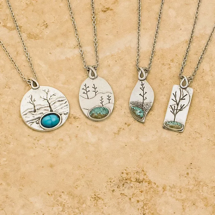 Necklaces Chadds Ford Jewelry Turquoise Tree Bundle