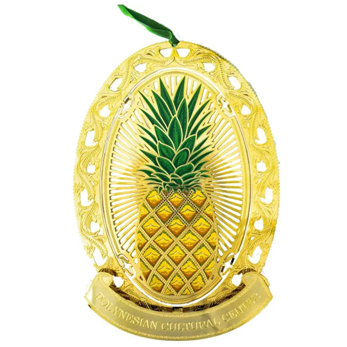 Necklaces CHEMARTBEACON Beacon Design Pineapple Metal Christmas Ornament