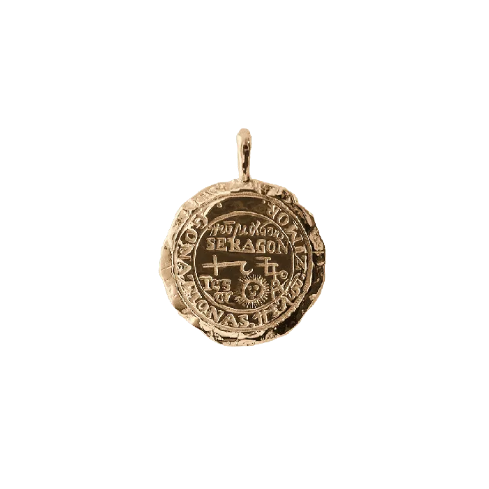 Necklaces COMMON ERA Leo Alchemical Zodiac Pendant