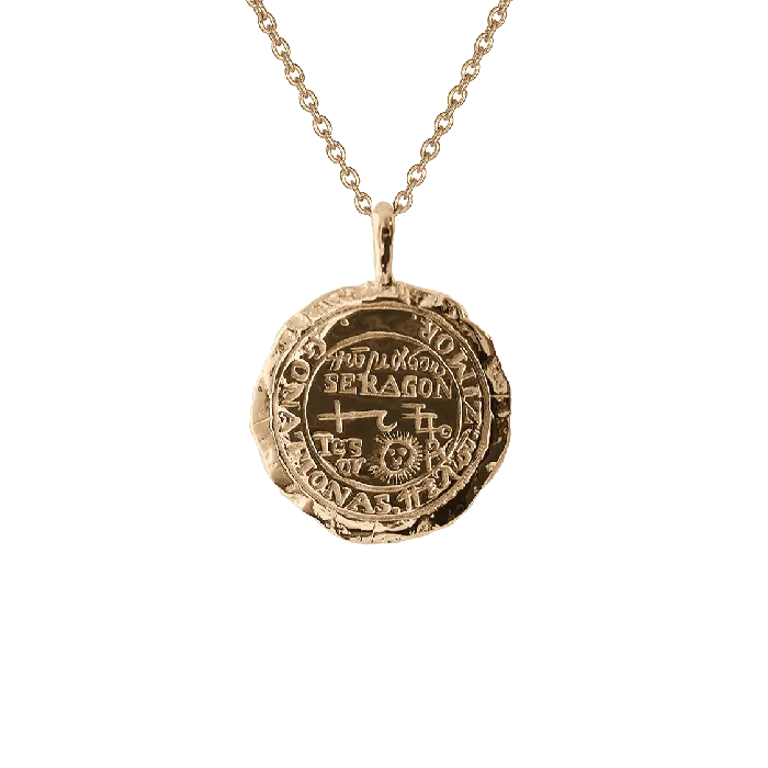 Necklaces COMMON ERA Leo Alchemical Zodiac Pendant