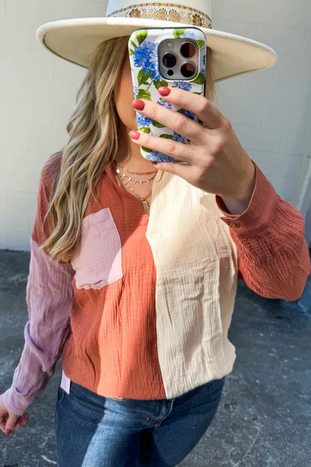 Necklaces entro Seasons of Love Color Block Top Clay