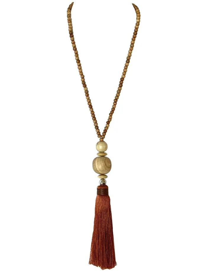 Necklaces Erika Pea Gilligan Short Tassel Necklace