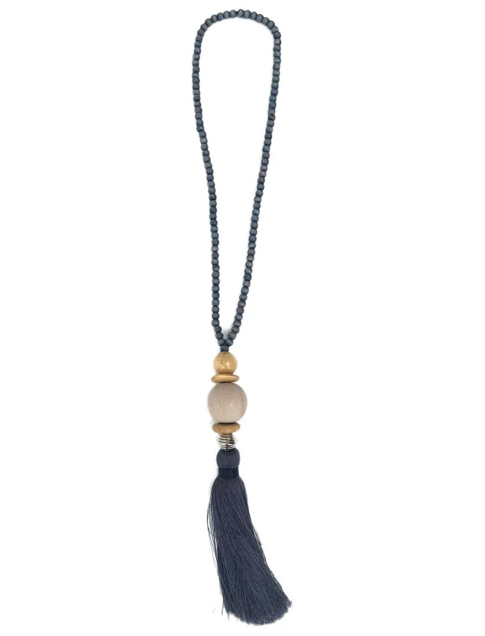 Necklaces Erika Pea Gilligan Short Tassel Necklace