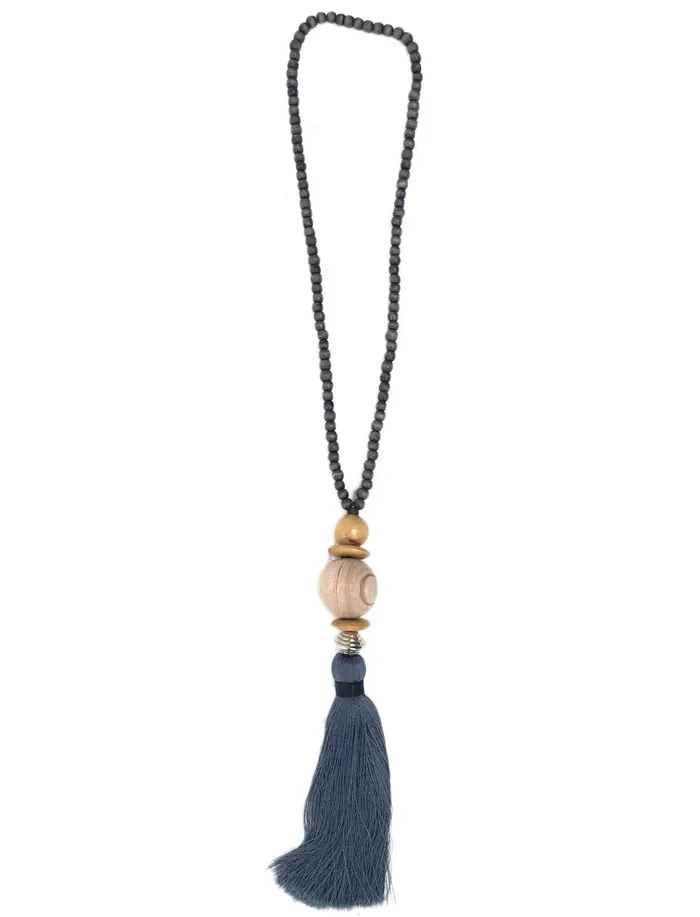 Necklaces Erika Pea Gilligan Short Tassel Necklace