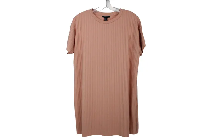 Necklaces Forever 21 Forever 21 Ribbed Pink Dress M