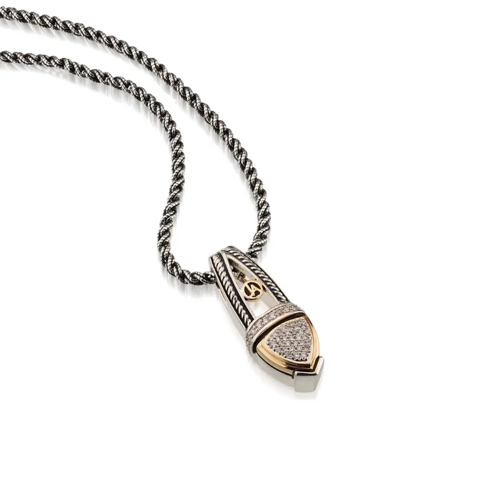Necklaces John Atencio Arrivo Pave Diamond Pendant Necklace