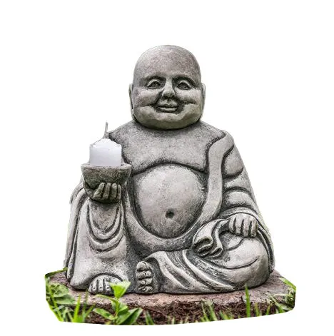 Necklaces La Campania Small Budai with Offering Garden Statue