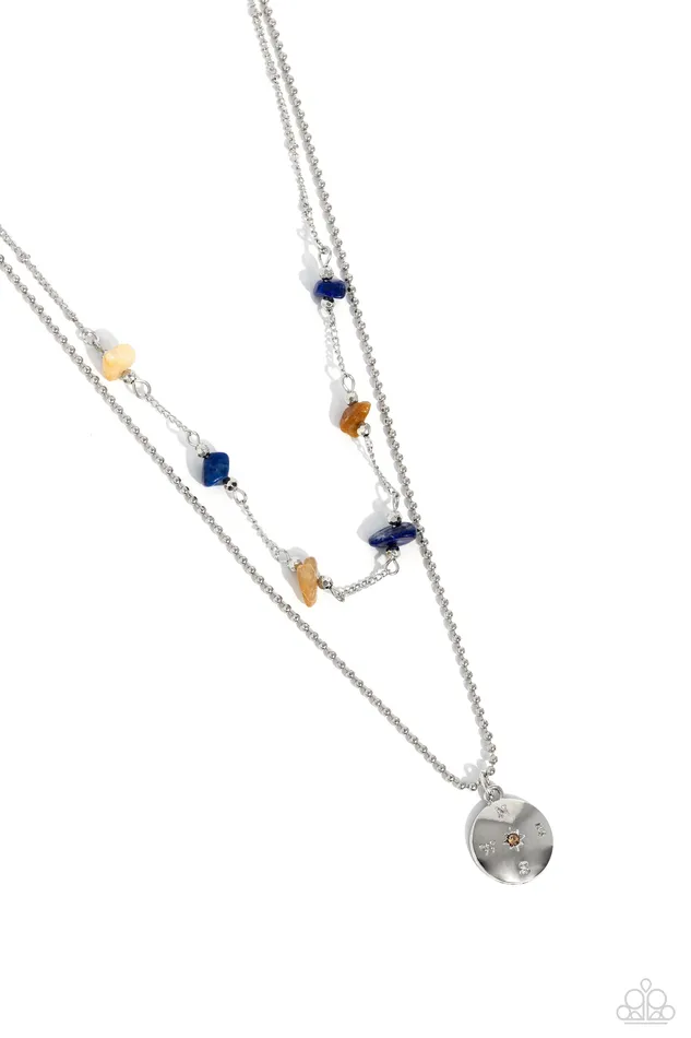 Necklaces Paparazzi Accessories Sense of Direction Yellow