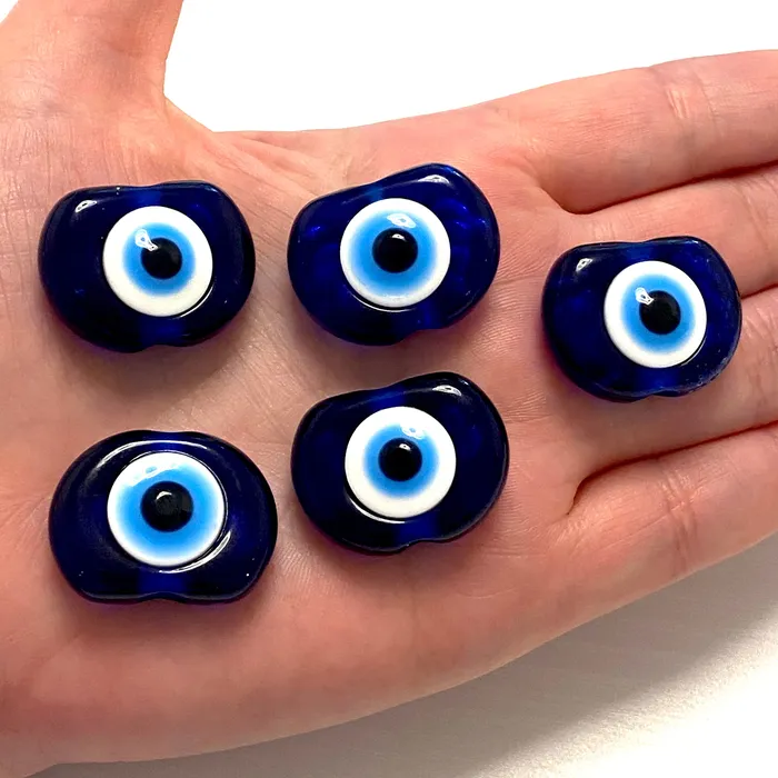 Necklaces Peppy Beads Large Hole Evil Eye Resin Beads 29mm Beads 6mm Hole 5 Beads in a Pack Necklaces Peppy Beads Large Hole Evil Eye Resin Beads 29mm Beads 6mm Hole 5 Beads in a Pack