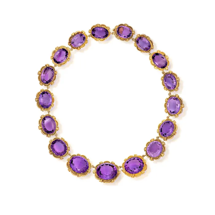 Necklaces Stephen Silver Fine Jewelry 29000 Carat Edwardian Amethyst Necklace Necklaces Stephen Silver Fine Jewelry 29000 Carat Edwardian Amethyst Necklace
